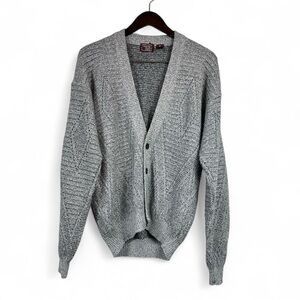 Vintage Mervyns Cambridge Classic Knit Grandpa Relaxed Button Cardigan Size M